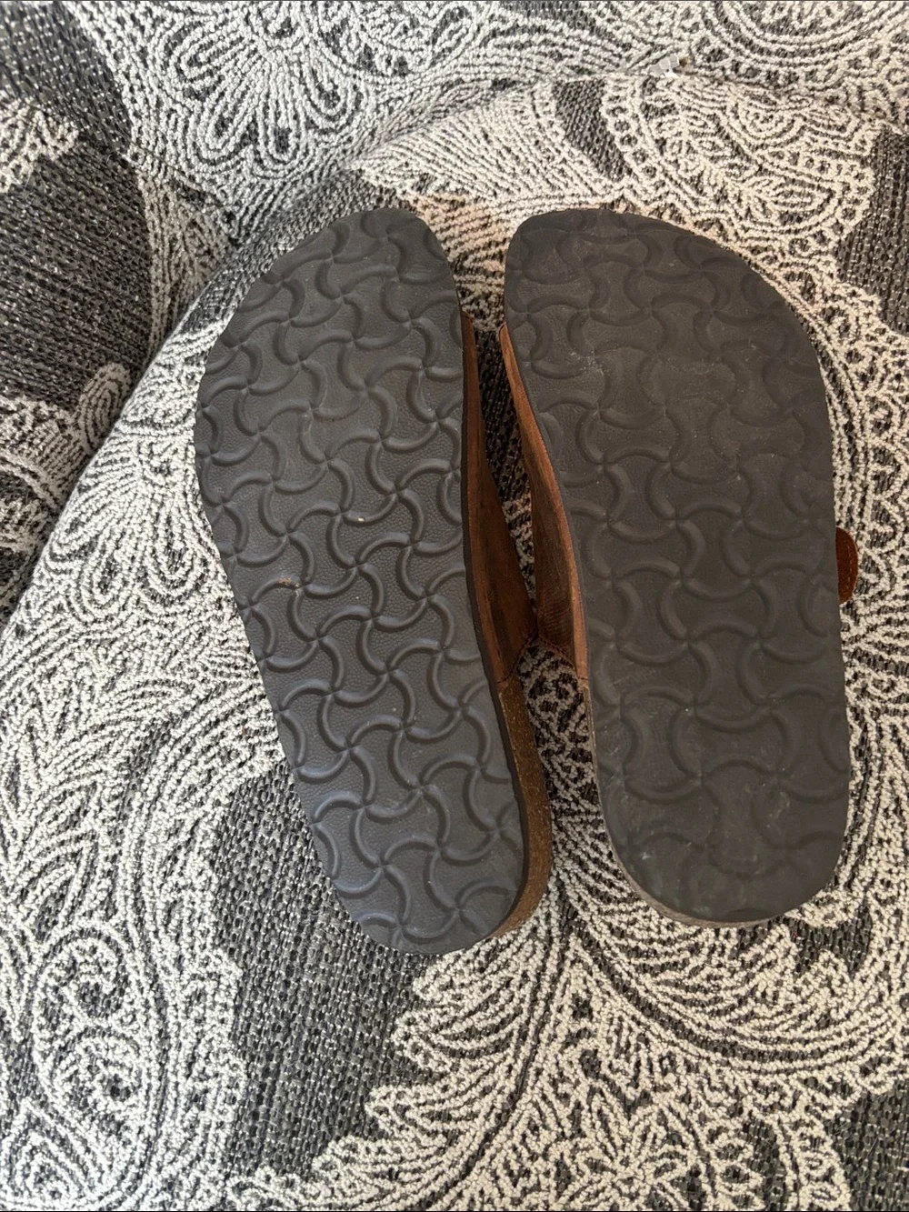 Women’s Brown Double-Buckle Slide Sandals by white mountain